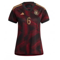 Echipament fotbal Germania Joshua Kimmich #6 Tricou Deplasare Mondial 2022 pentru femei maneca scurta